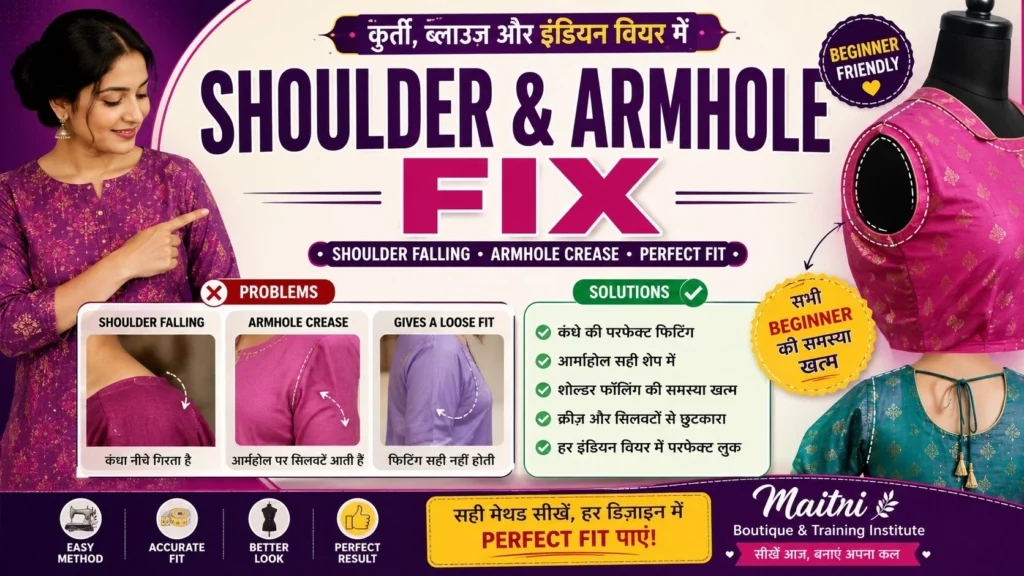 Shoulder & Arm Hole Fixing For Every Size